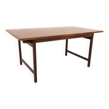 Dining table "portfolio" in teak, Karl Erik Ekselius, Su
