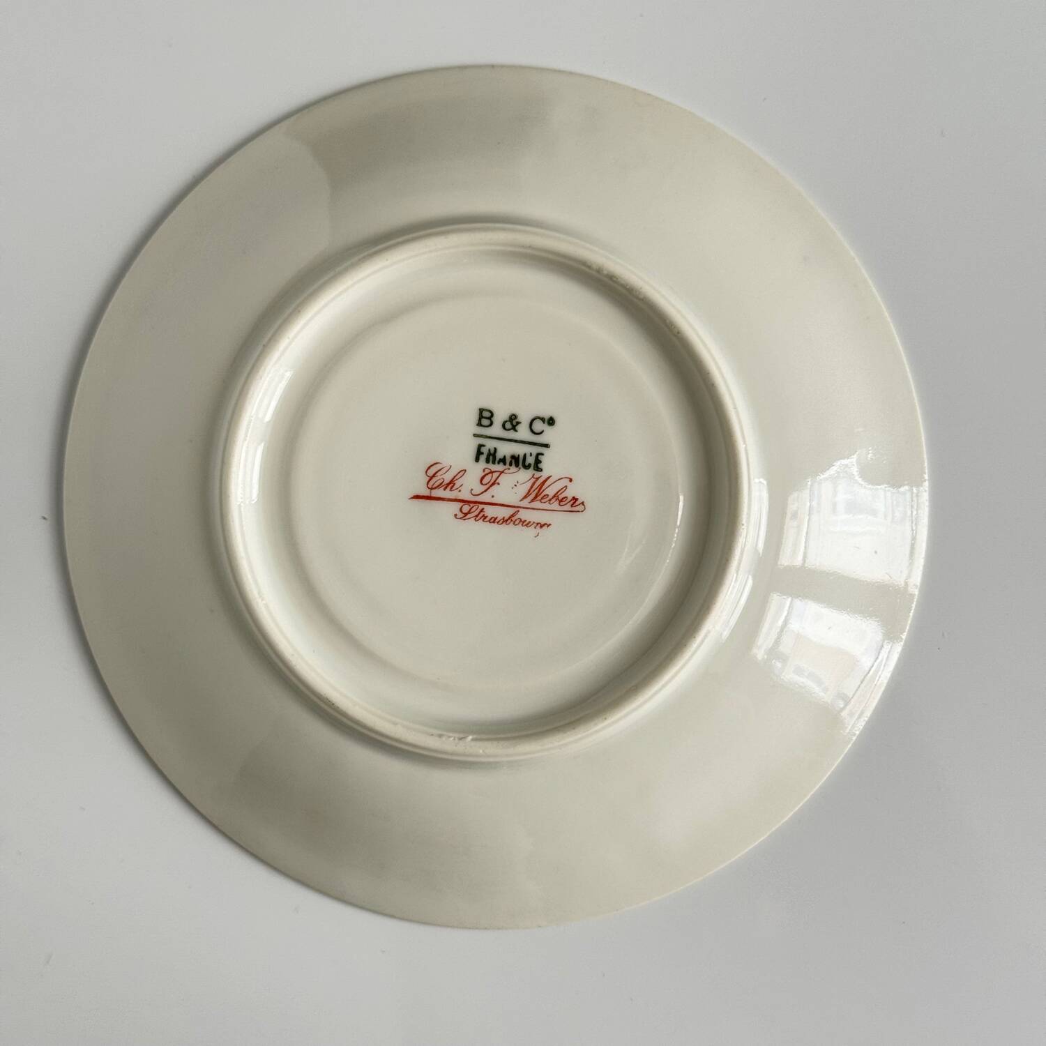 Set of 6 Teacups with Saucers | Bernardaud circa 1900