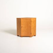 Scandinavian Birch Corner Cabinet, Mid-Century