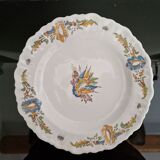 18th century Moustiers earthenware plate – Flag decoration