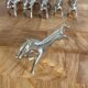 Silver animal knife holder "horses"