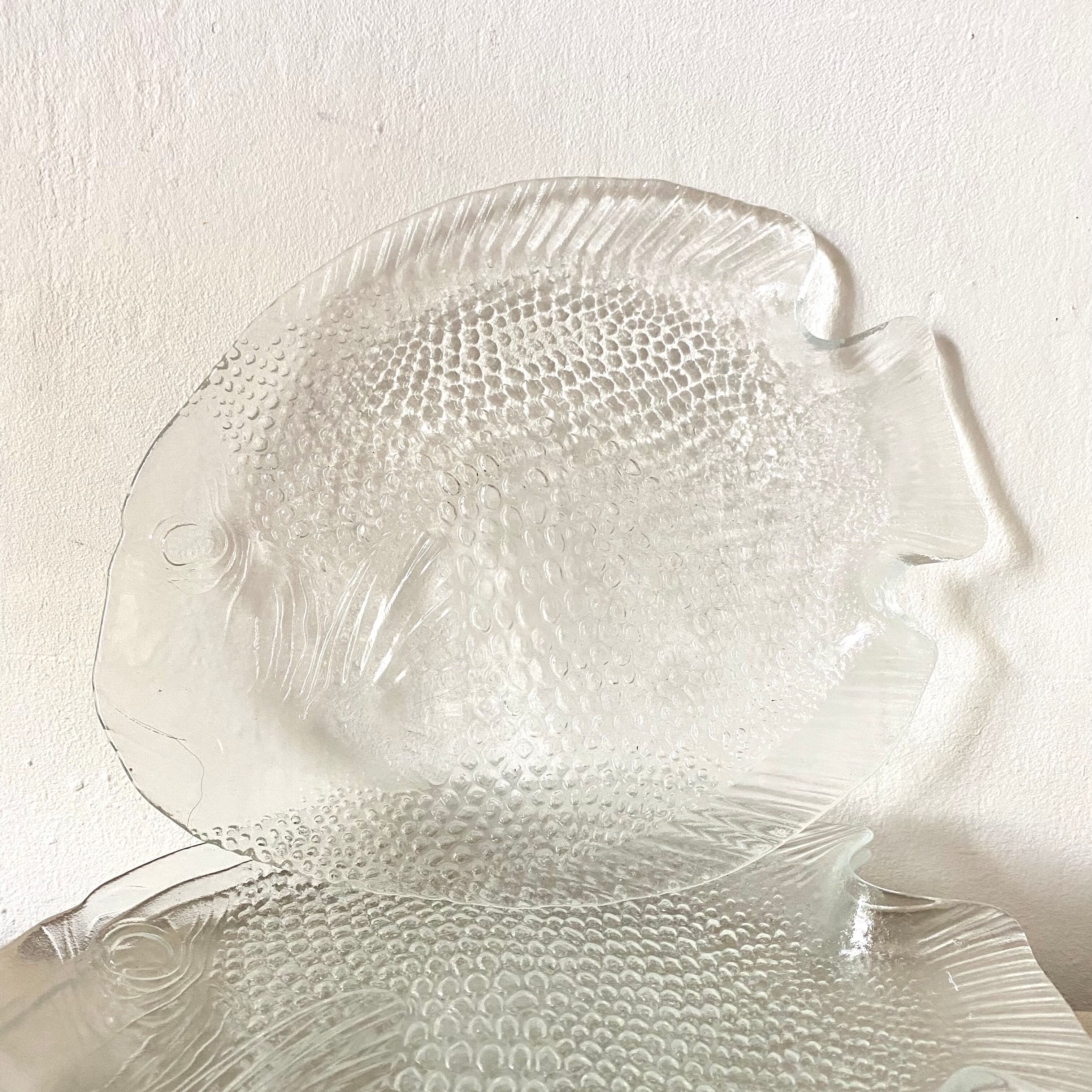 Glass fish plates
