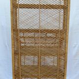 Rattan bookcase