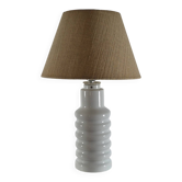 Lampe de table en porcelaine vintage des années 1970 GDR.