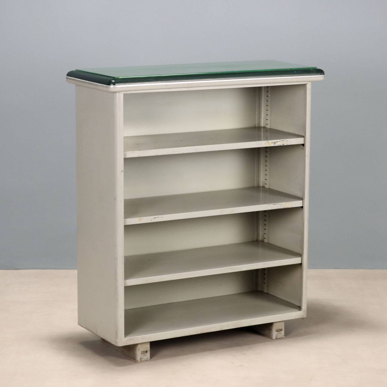 Small metal bookcase from the 1960s