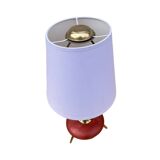 Table lamp with a lampshade Belgium 1980s.