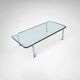 T112 steel and glass coffee table by Horst Bruning for Kill International