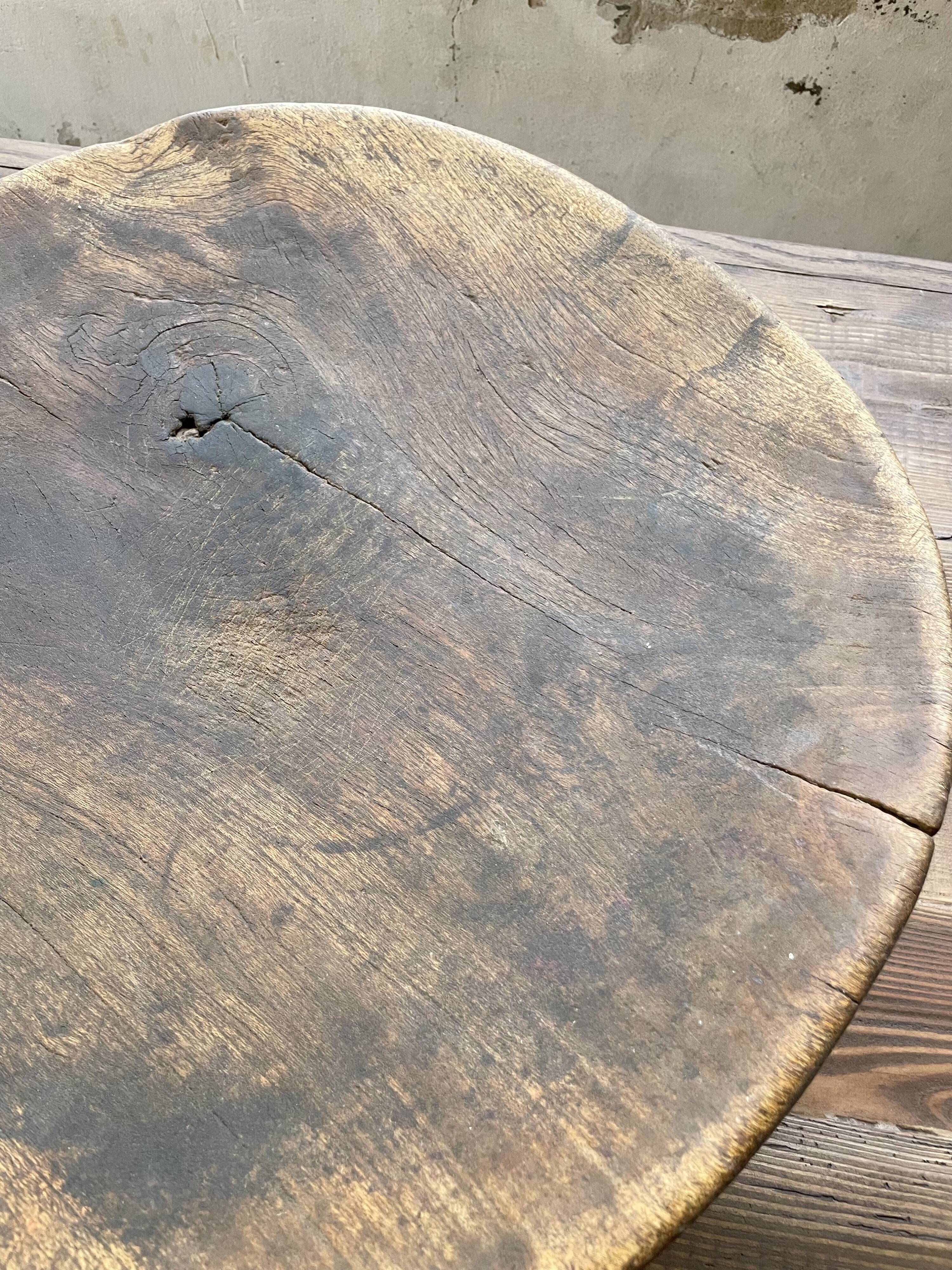 Mid-20th Tuareg wooden dish
