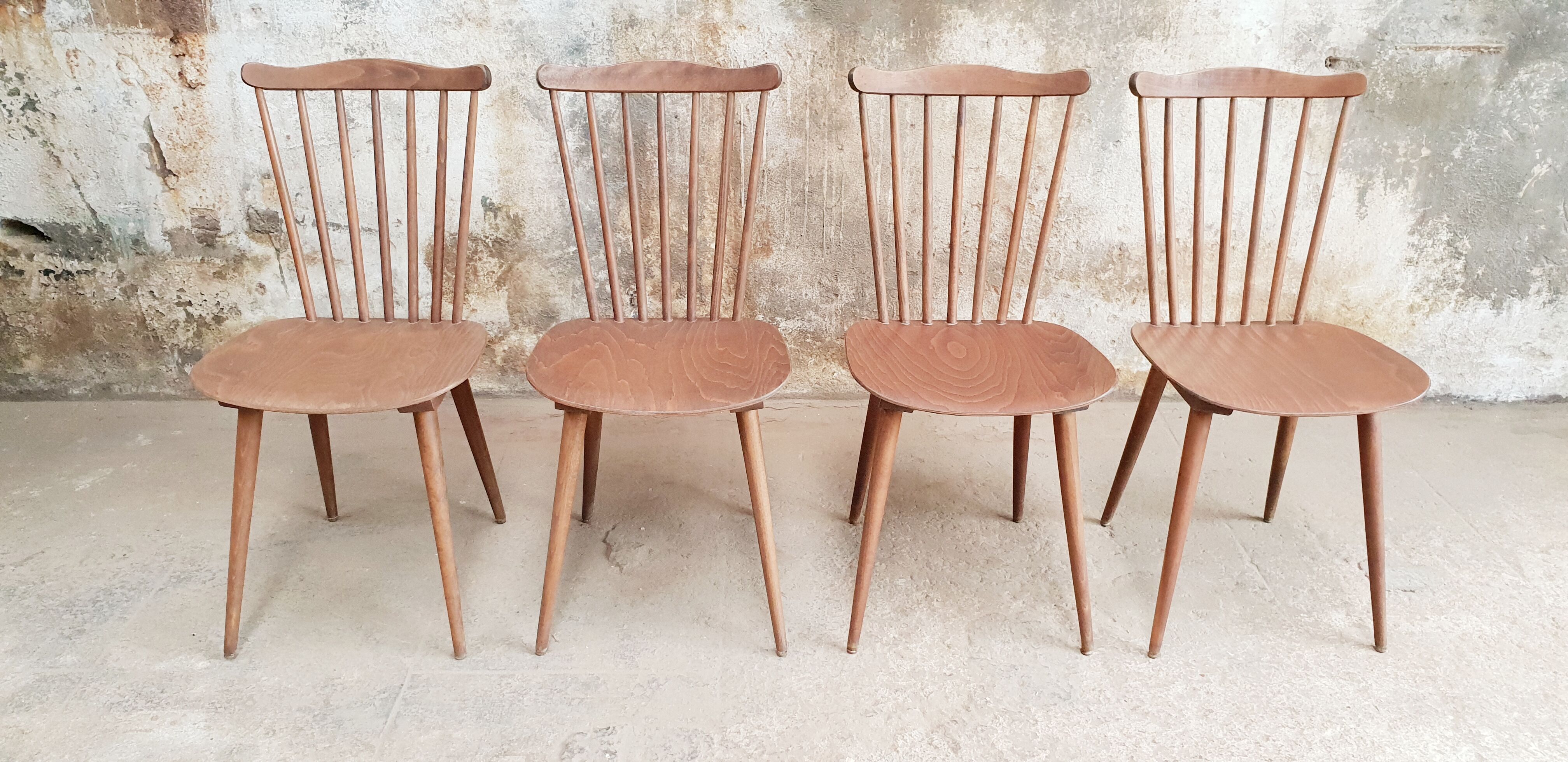 Set de 4 chaises  vintage