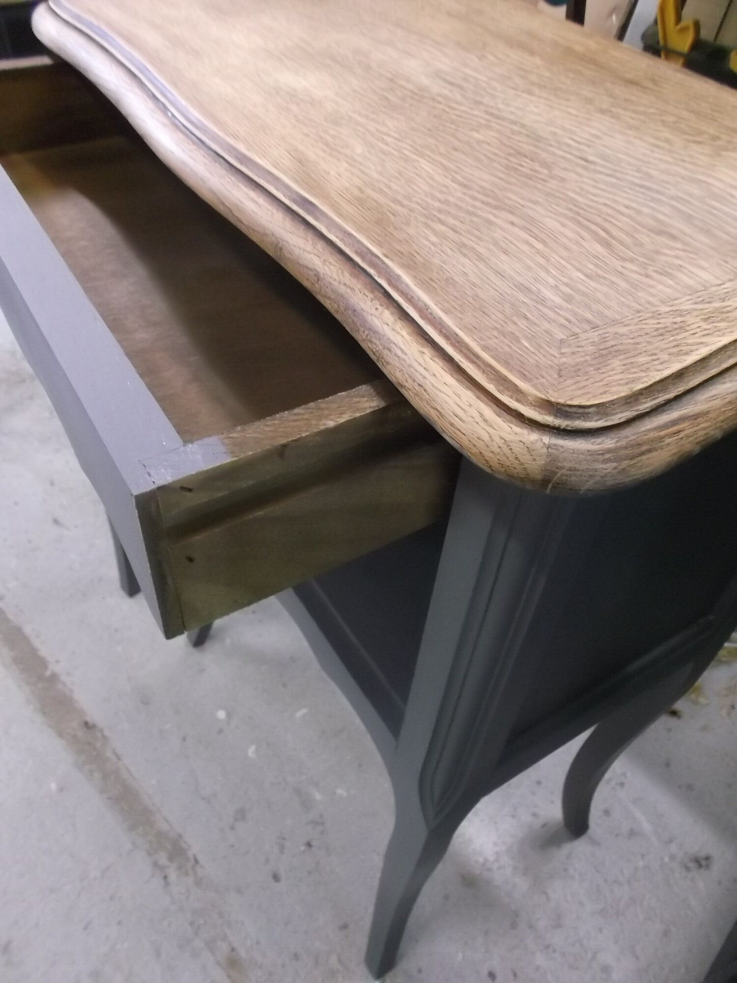 Pair of old bedside table
