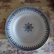 Old flat plates made of ironstone