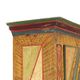 Rustic Farmhouse Antique Original Folk Art Painted Bridal Cabinet