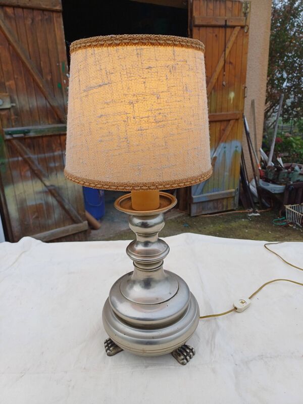 Lampe en étain des Années 60