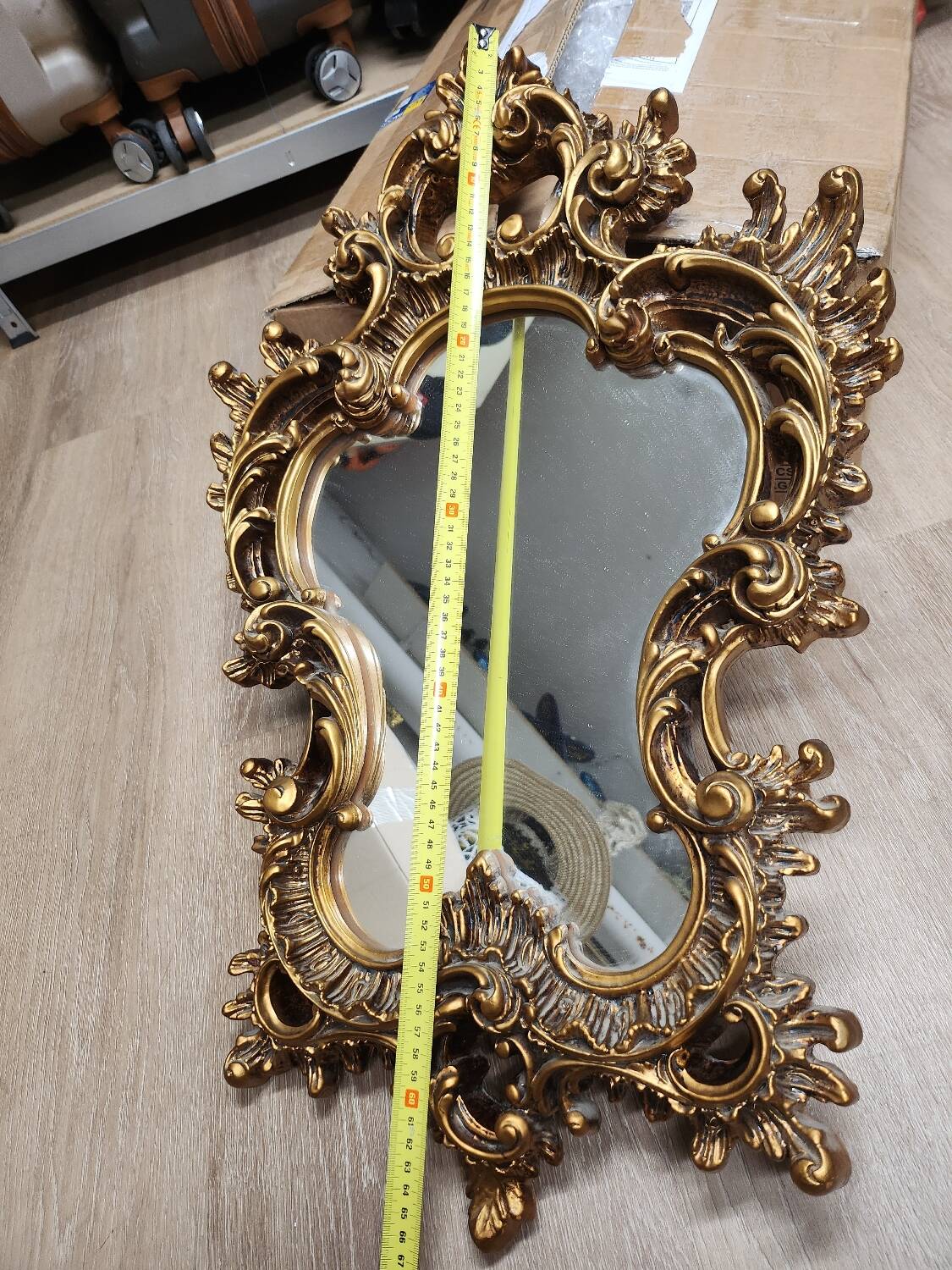 Wooden mirror 66x44cm