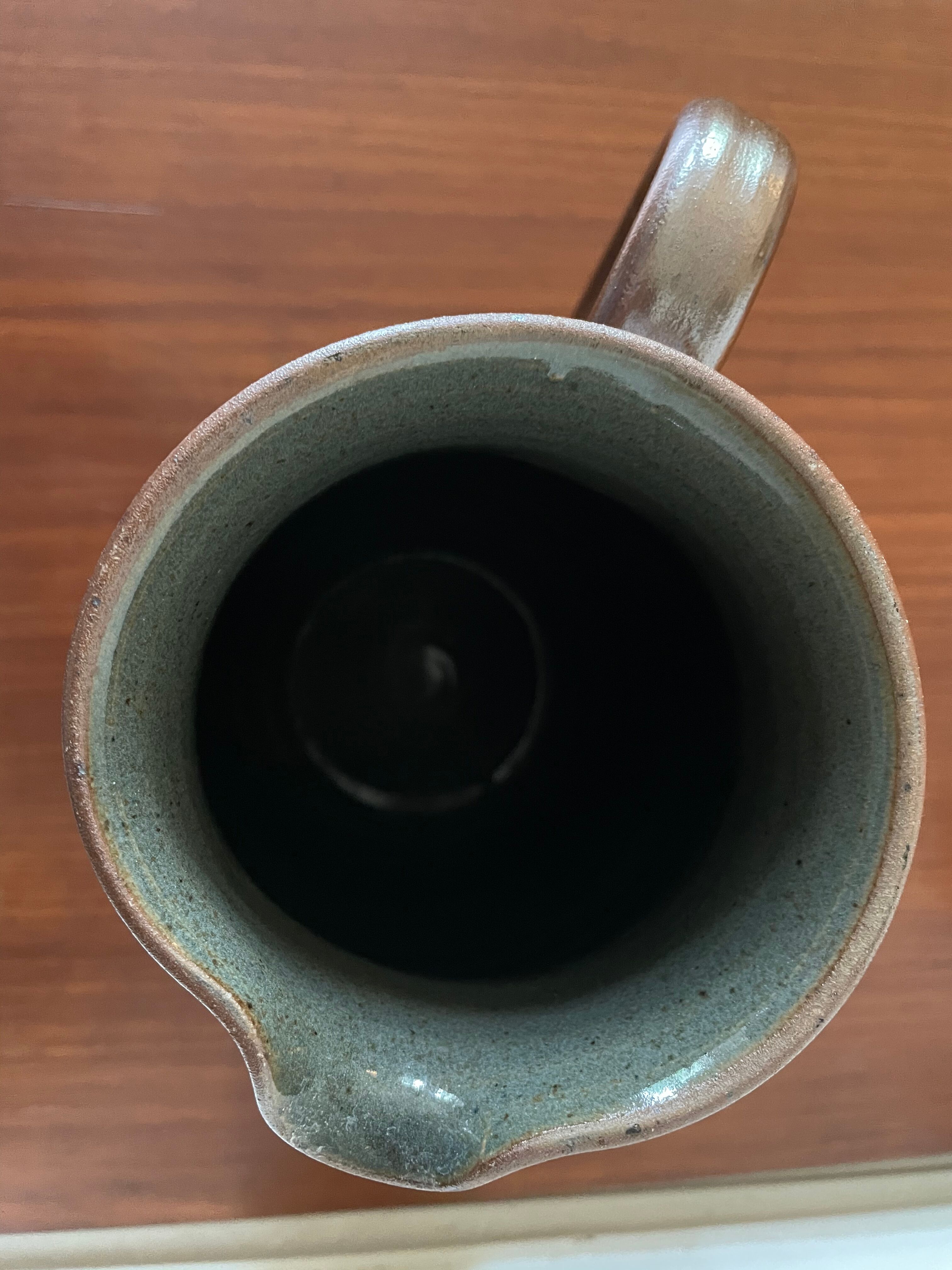 Stoneware pitcher