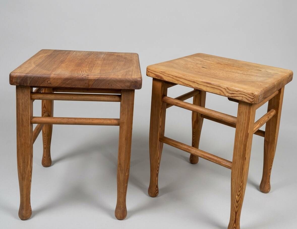 2 Danish stools