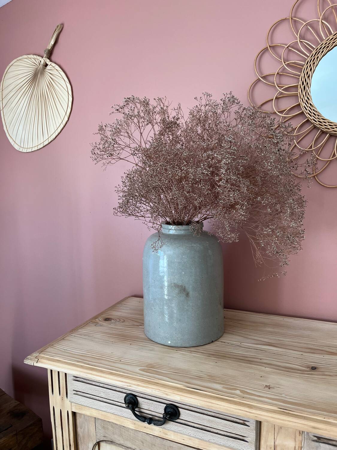 Stoneware pot vase