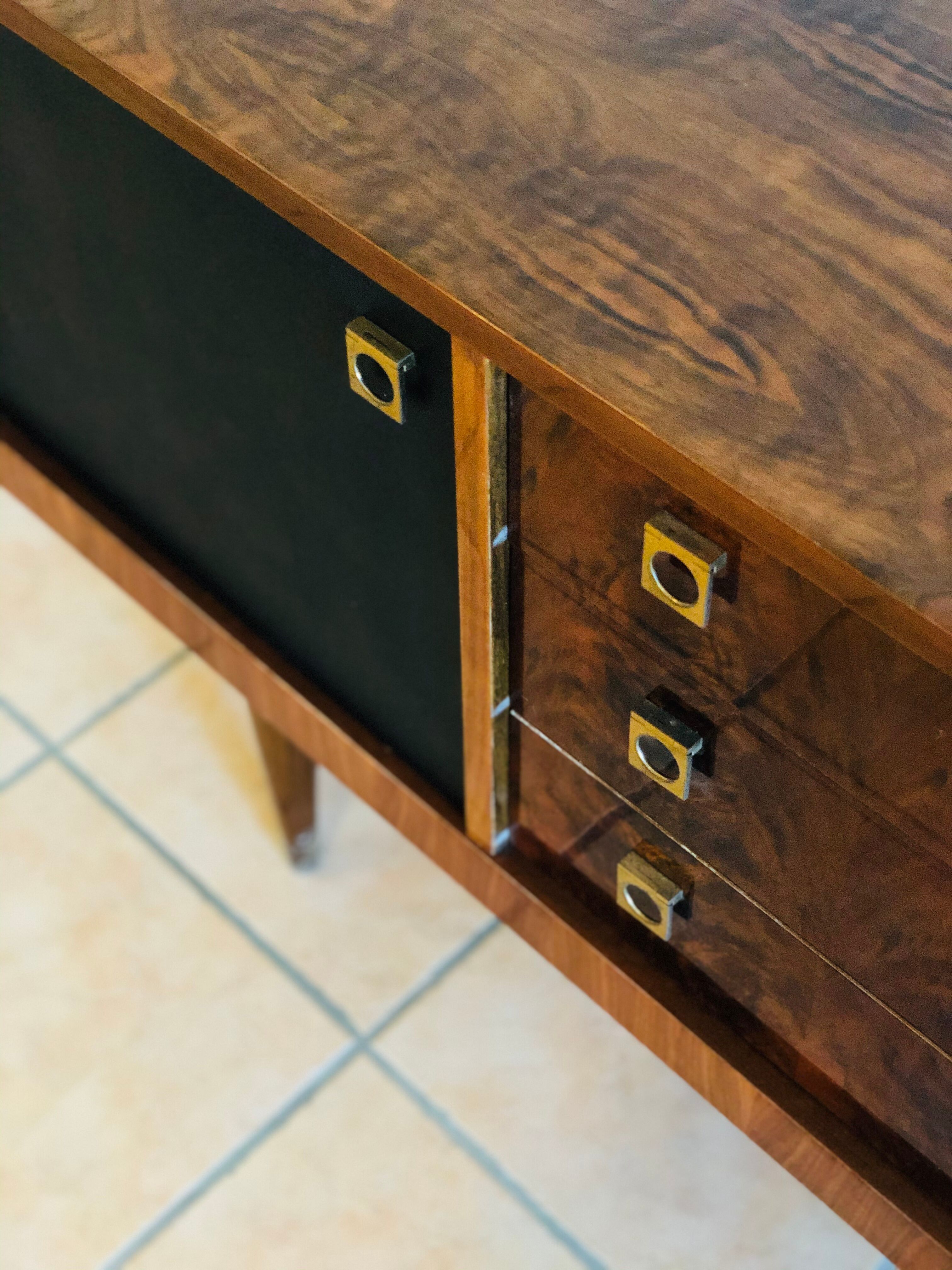 Vintage walnut sideboard 1960