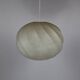 Midcentury cocoon swirl hanging pendant lamp, Germany 1960s