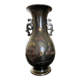 Japanese vase 19th bronze