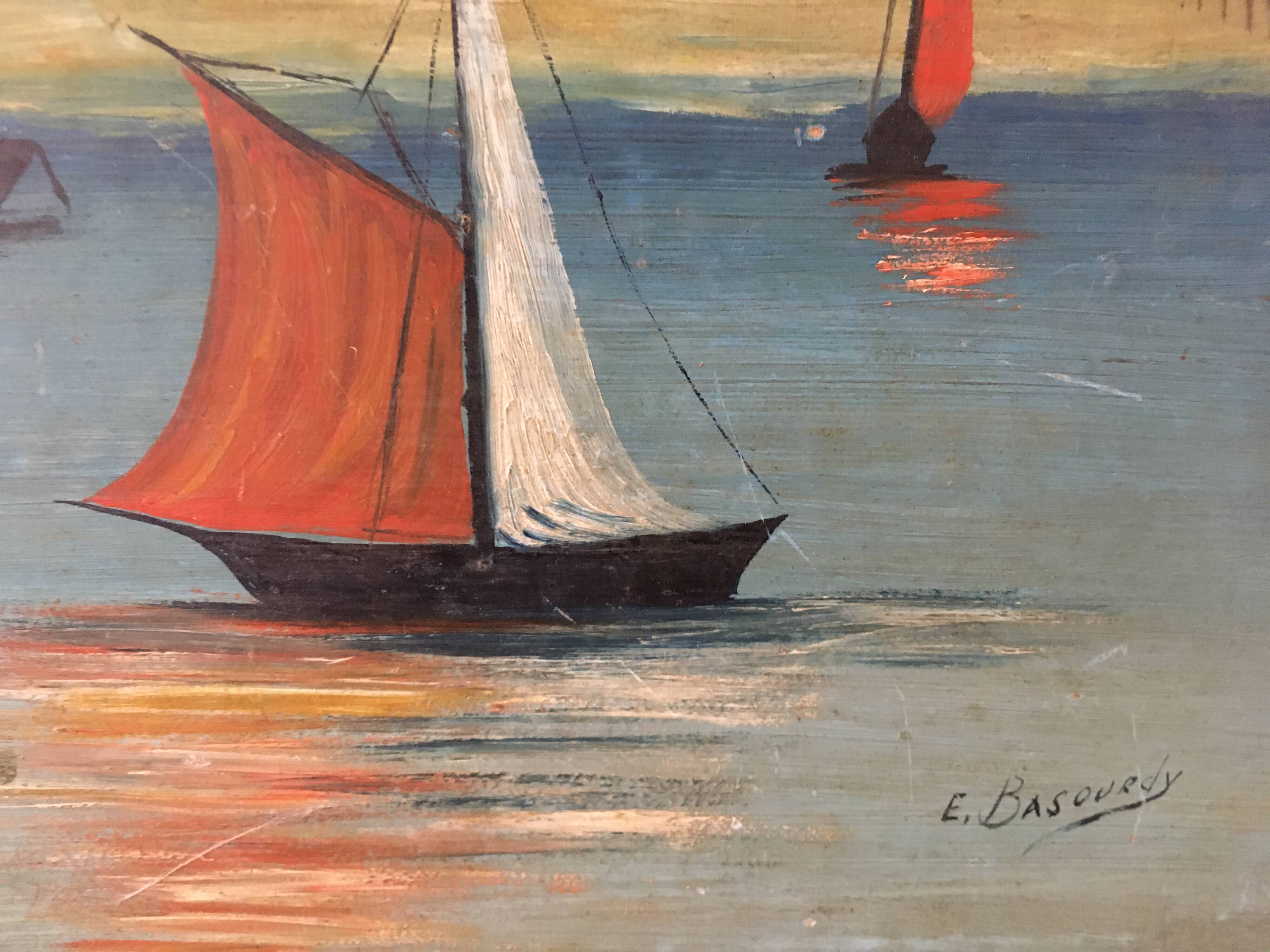 Tableau Paysage marine.