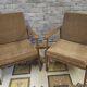 Paire de fauteuils scandinave en teck 1960