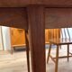 Vintage 1960s teak Scandinavian extendable table