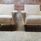 Pair of 1970" club armchairs