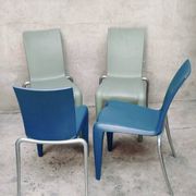 Lot de 4 chaises Louis 20 de Stark par Vitra