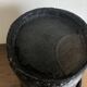 Studded leather wastepaper basket Arts & Crafts 1920 popular art