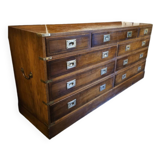 Commode Burton campagne militaire Marine Anglaise