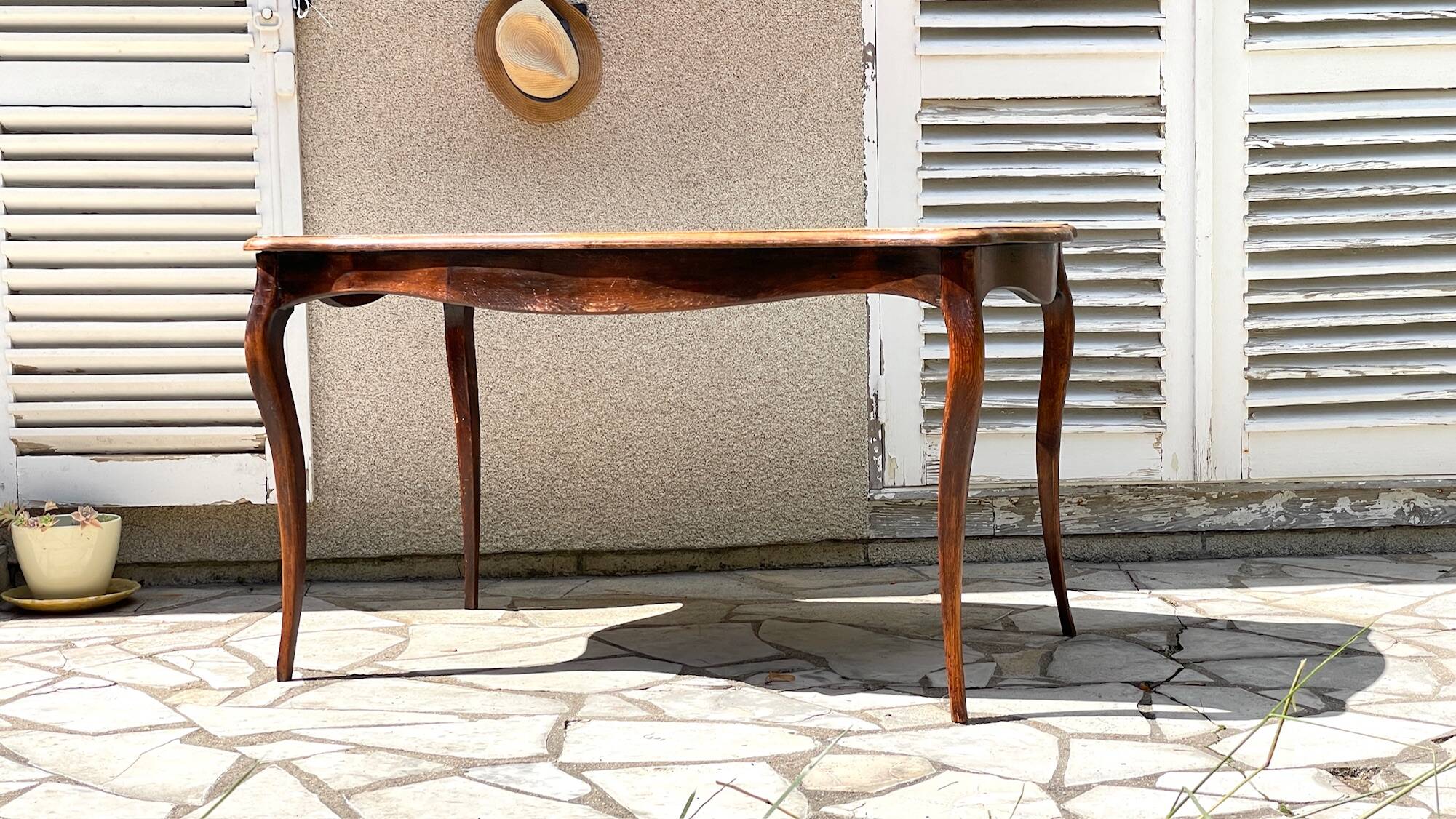 TABLE BUREAU Pieds Courbés