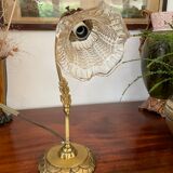Tulip lamp gooseneck Art Deco