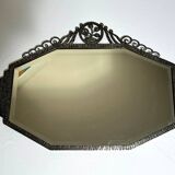 Art Deco style metal mirror