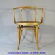 Fauteuil Thonet "Le Corbusier", vers 1905 assise bois à étoile