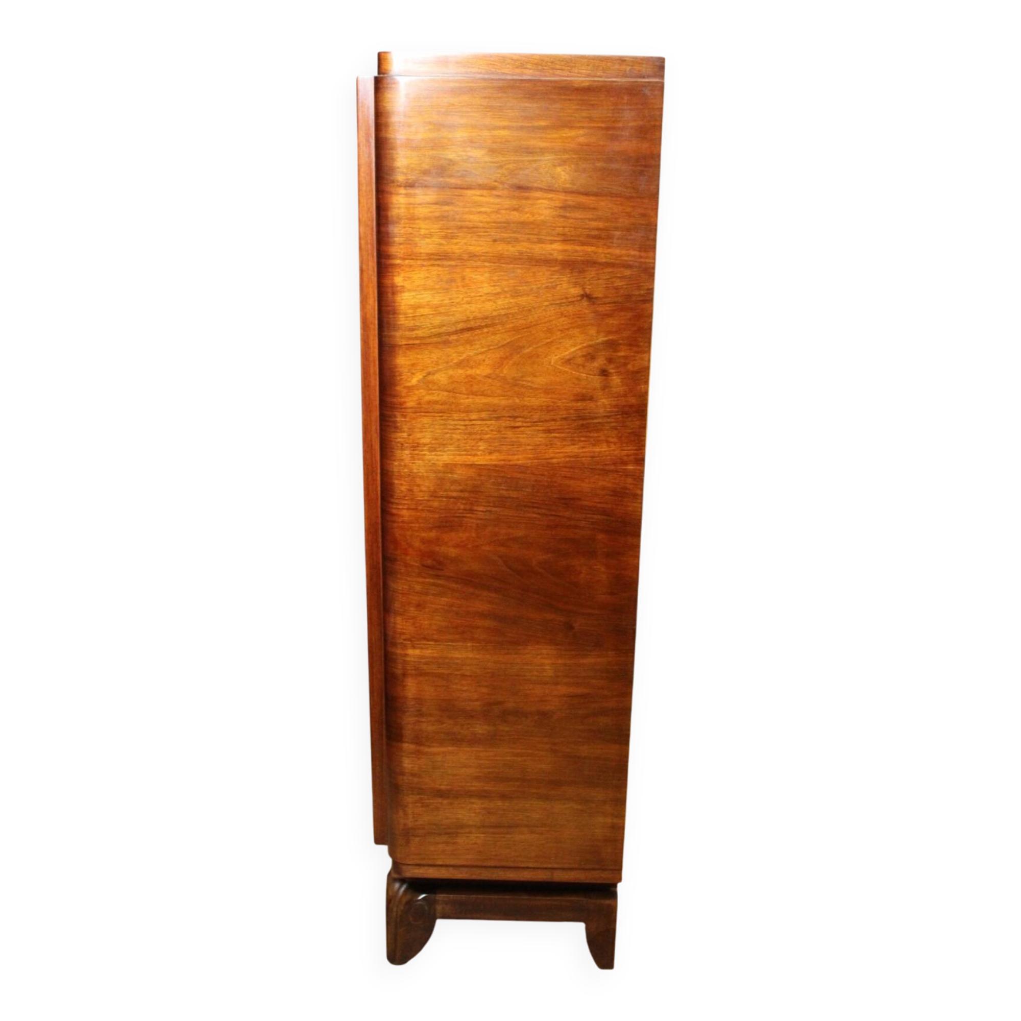 Art Deco Period Walnut Silver Cabinet