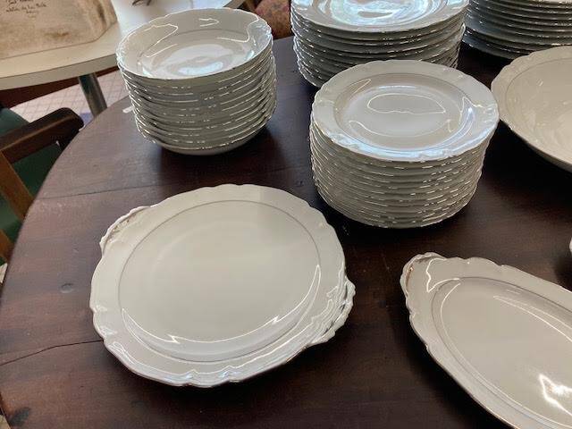 Limoges porcelain dinner service
