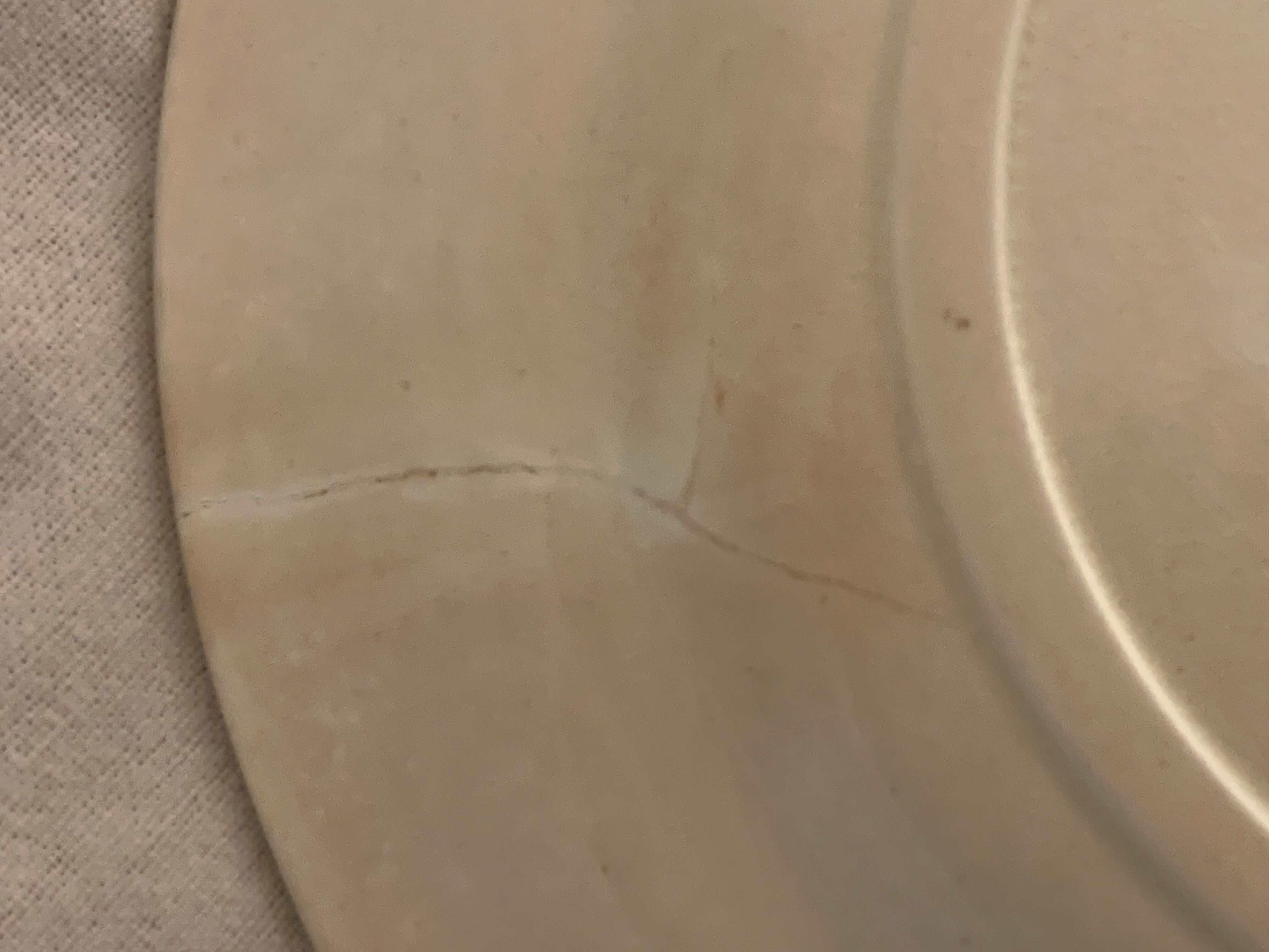 9 dessert plates old chickens, geese and pheasants blue field service Terre de Fer