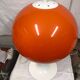 Lampe champignon orange design années 70