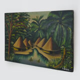 Oil on canvas signed s.demouk