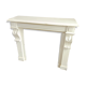 Dressing fireplace white wood