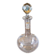 Guilloché crystal wine carafe (engraved) - early 1900s