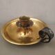 Brass cellar candle holder