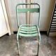 Tolix green metal garden chair no. 2