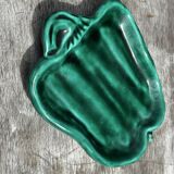 1950s Pepper-Shaped Butter Dish, Signed Vallauris
