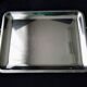 Stainless steel serving tray 39.5 x 30 cm