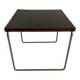 Flying table, metal and black, by Pierre Guariche for Steiner