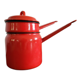 Red kettle in vintage email