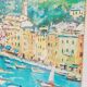 PORTOFINO TABLEAU HUILE SUR TOILE MIRCO MARTINI 70×50