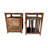 Vintage side table pair